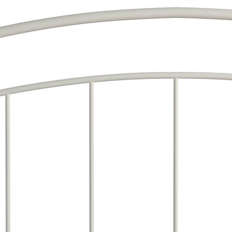 Amielle Metal Spindle Bed, Twin, Textured Black