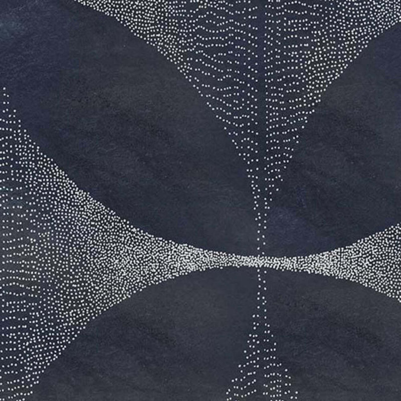 Geometric Wallpaper Double Roll, Indigo