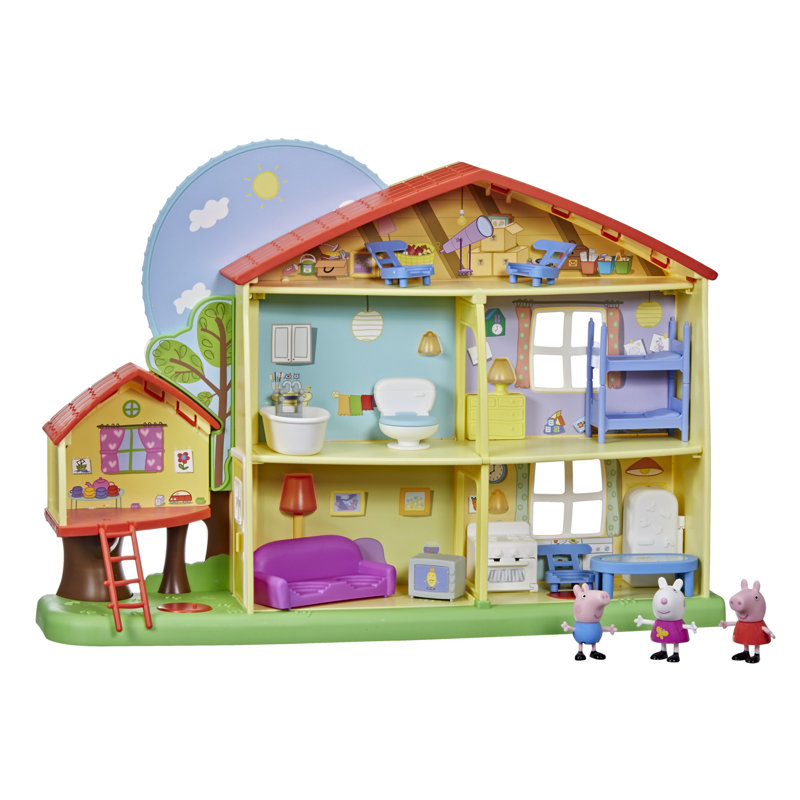 Peppa Pig Peppa's Adventures Peppa's Playtime To Bedtime House Preschool Toy, Speech, Light, And Sounds, Ages 3 And Up