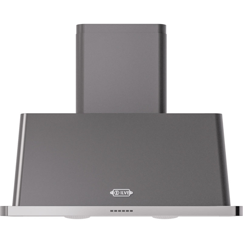 39" Majestic II 850 CFM Convertible Wall Mount Range Hood, Matte Graphite