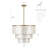 22" 5-Light Tiered Capiz Shell Drum Chandelier-6326717-6326716
