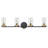Tilan 4-Light E12 Glass Shade Dimmable Modern Vanity Light Fixture