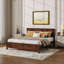 King Size Bed with Tall-Panel Headboard-507629551-507629539