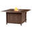 Fenella Square Aluminum Propane Fire Pit Table with Lid-836237349