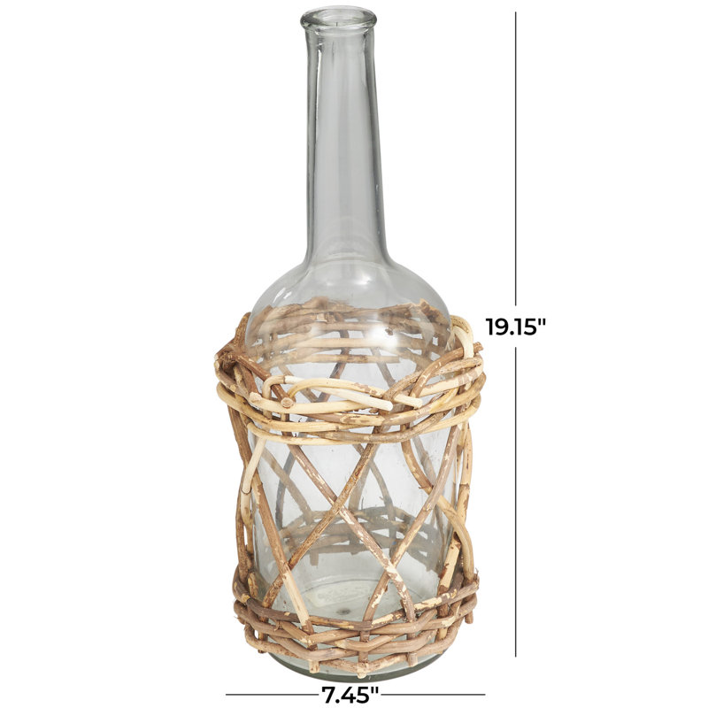 Vase de table Claghorn, H 19,15 po x l 6,35 po x P 6,35 po