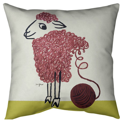 Raymond Savignac Reversible Pillow Cover