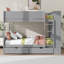 Lit superposé double au-dessus de double avec tablettes de rangement, structure de lit superposé en bois avec 2 tiroirs et armoire à couches multiples-592936196-592936198