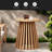 Outdoor Acacia Wood Patio Side Table, Round Coffee Table For Backyard, Lawn, Balcony-168188431