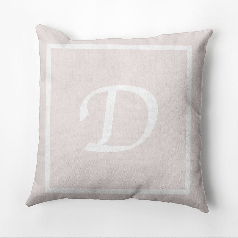 Housse et insert d'oreiller carré, 16 po x 16 po, Ivoire/Blanc, D