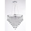 Lustre unique à 5 lumières avec accents de cristal Hera