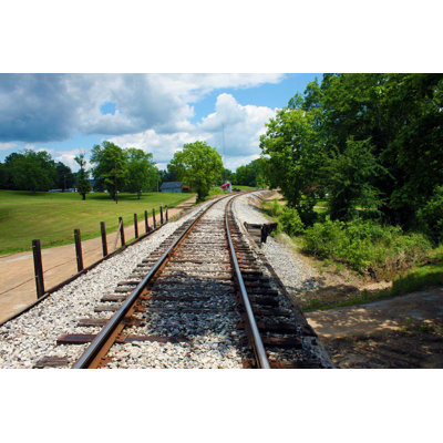 Mississippi Railroad Trestle - Wrapped Canvas Photograph