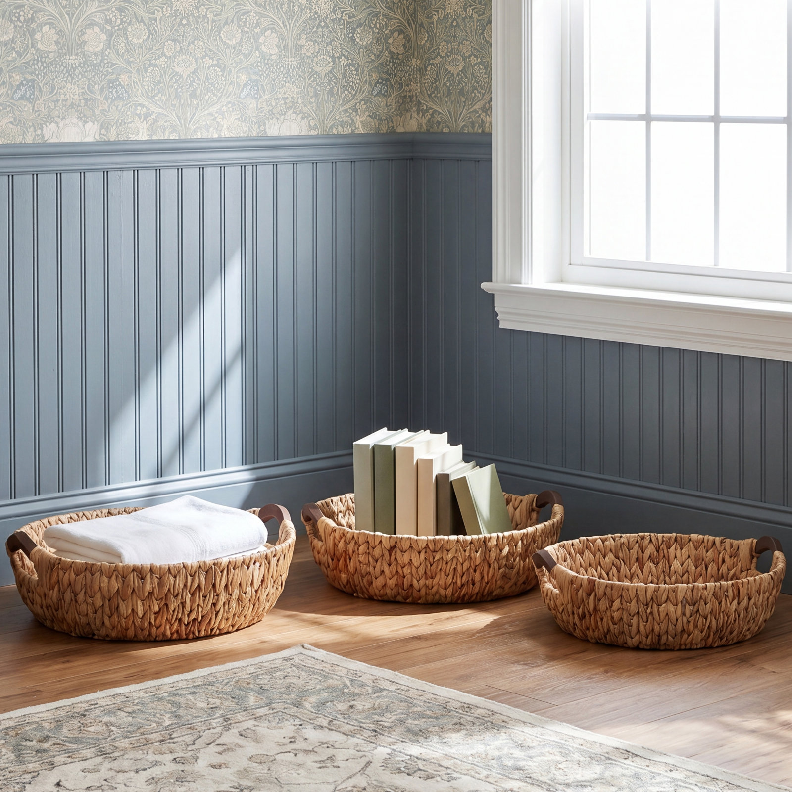 Wicker Decorative Basket - Set of 3