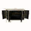 Console de rangement avec 4 portes et tablettes intérieures réglables-140946524