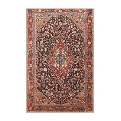 Tapis de style oriental rouge