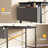 44" Computer Desk with Metal Frame, Waterproof Surface & Storage Bag – Ideal for Office Use-958896033-958896039