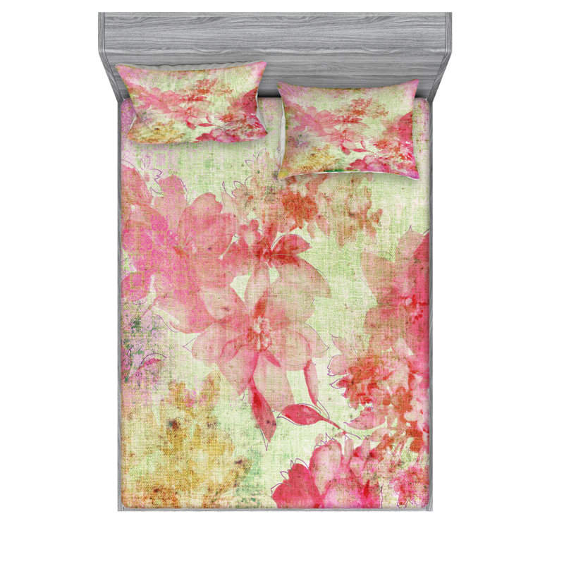 Microfiber Sheet Set, Queen Sheet Set with Fitted Sheet