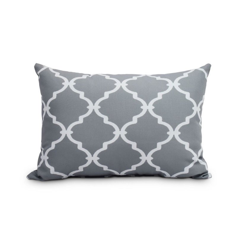 Geometric Outdoor Reversible Throw Pillow