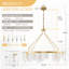 Lustre à 8 lumières à intensité variable-107167453-107167460