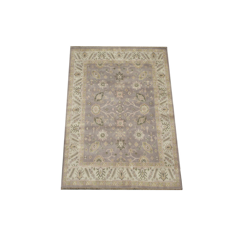 Tapis gris Oushak 8 x 10
