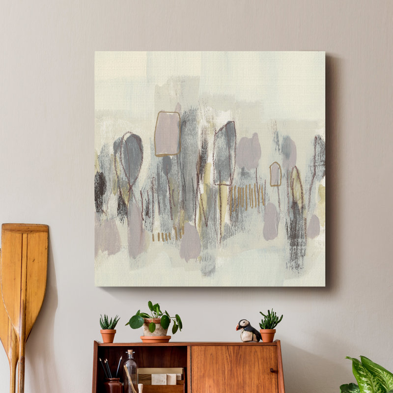 «Neutral Shapes I», reproduction sur toile tendue, H 32 po x l 32 po x P 1 po