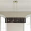 Grand lustre linéaire en laiton antique 4 lumières Acordia-1023162010-1023162011
