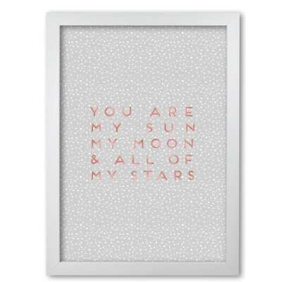 Sun, Moon And Stars Love - Print