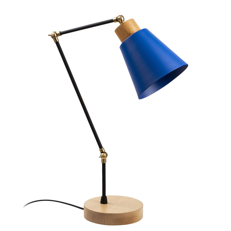 Caban 52cm Desk Lamp, Blue