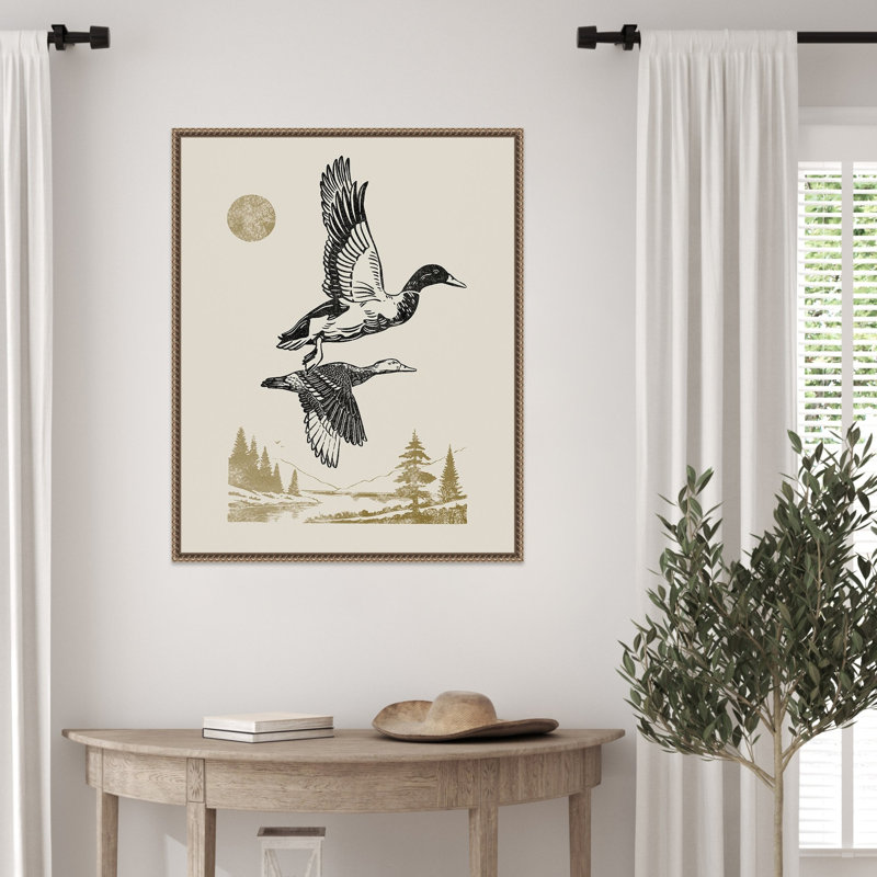 «Lake Meditation No. 50» par Victoria Barnes, reproduction d'art sur toile encadrée, 23 x 28