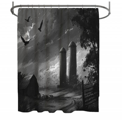 Rideau de douche style campagne - Nature