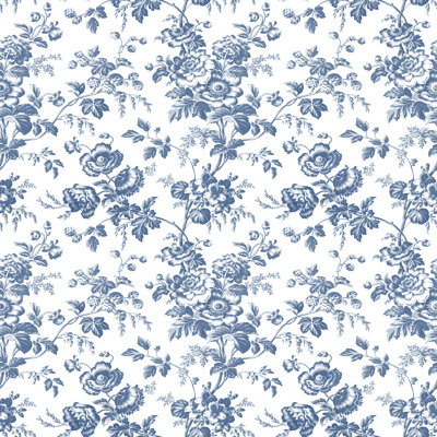 Anemone Toile Wallpaper Roll
