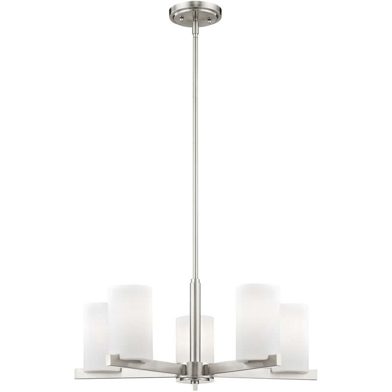 5 - Light Cylinder Chandelier