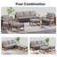 Chaise longue d'extérieur en acier thermolaqué Allcot-1516888997