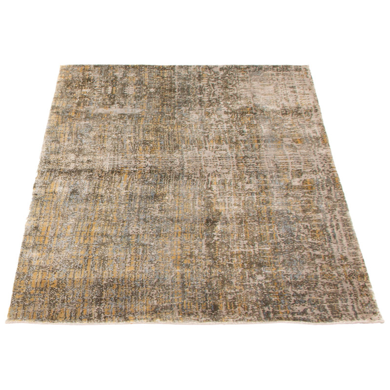 Tapis taupe tissé à la main Gadar