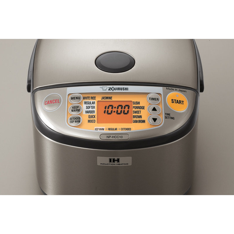 Cuiseur à riz et réchaud à induction Zojiristro NP-HCC10 / 18, 5 tasses