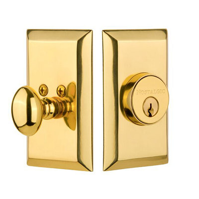 Nostalgic Warehouse Studio Plate Single Cylinder Deadbolt