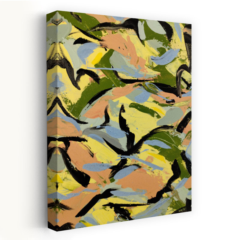 Contemporary Art Abstract Contemporary Energetic Wall Art by Michael Cross - Wrapped Canvas Print, 45.72 cm H x 30.48 cm W