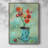 Orange Pop Framed Print - Solid Wood-1066541717