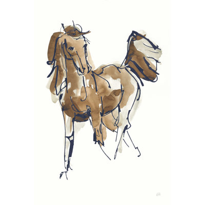 Cheval croquis VI marine