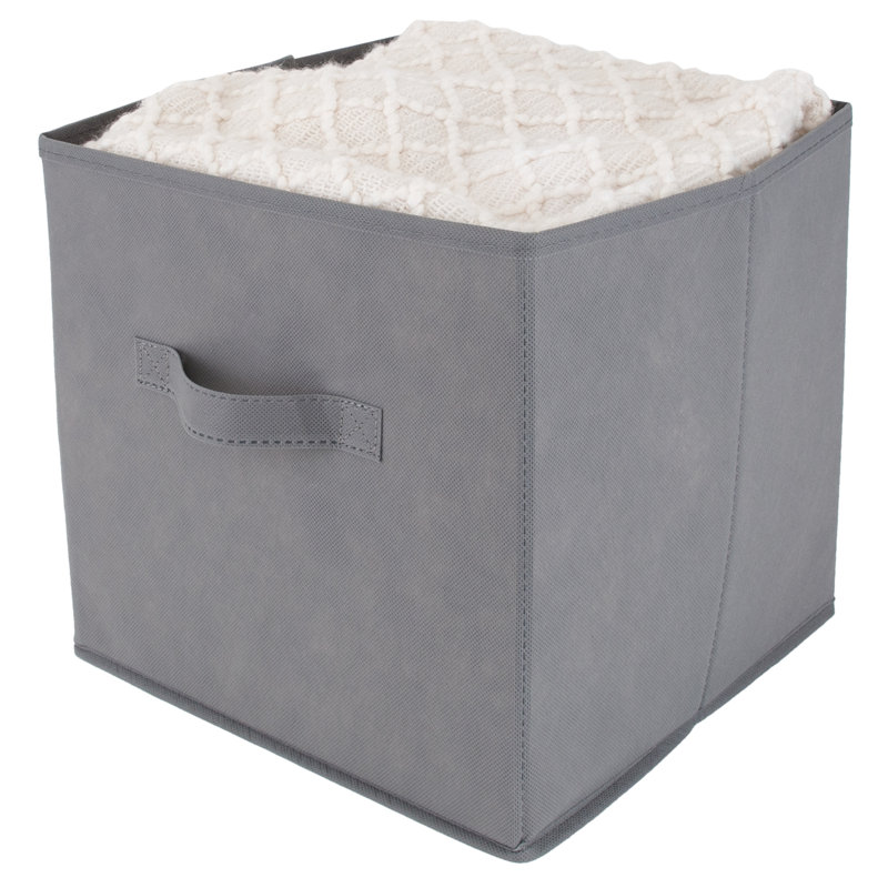 Simplify Acta Fabric Bin, Gray
