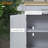 HOMCOM Kitchen Island Cart Rolling Trolley Cart with Drawer, Storage Cabinet & Towel Rack-443080088