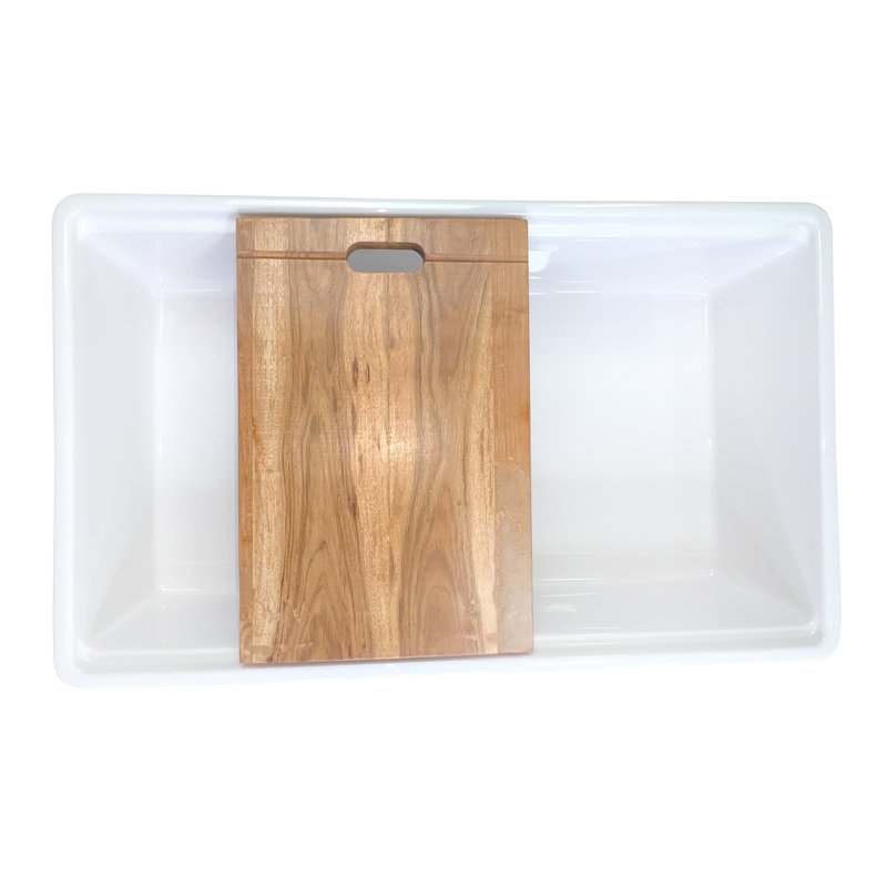 Cape 33'' L Farmhouse Single Basin Kitchen Sink