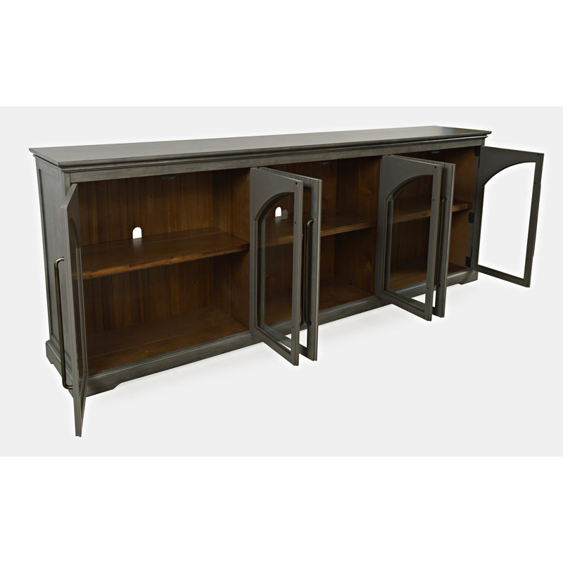 Buffet de style transitionnel 96 po Sherree, Gris