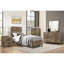 Lit simple rustique à motif de lignes modernes, finition en pin vieilli, tête de lit et rails pour la chambre à coucher, sommier essentiel, lit simple à conception avec rails, indispensable, nécessaire, assemblage rapide-1113957065
