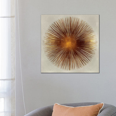 «Bronze Sunburst I», impression sur toile tendue