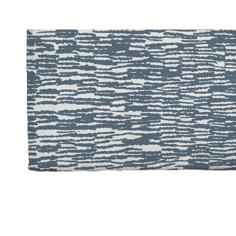 Paillasson Strands, Bleu, L 60 po x L 84 po