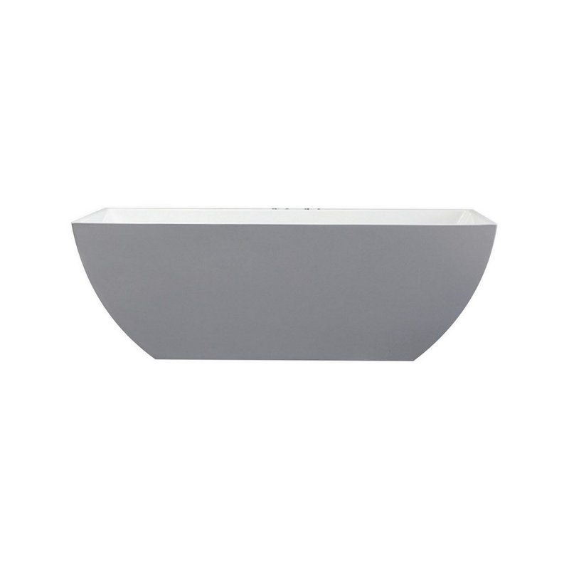 Contemporanea 29.5'' x Soaking Acrylic Bathtub, 23.5" H x 59" W x 29.5" D