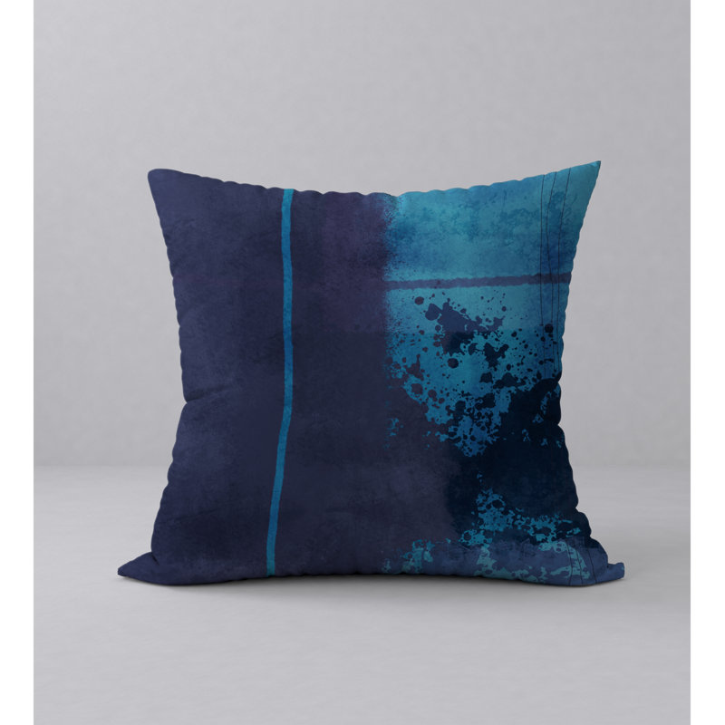Housse de coussin décoratif carrée exotique raffinée, 24 po x 24 po