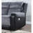 GREY/BLACK RECLINING SOFA And LOVESEAT