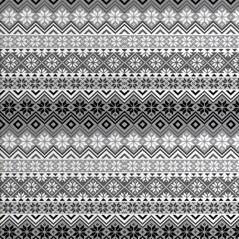Tissu nordique, l 58 po x L 72 po