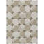 Tapis intérieur / extérieur en polyester tissé à la machine mâle brun brun-95999560